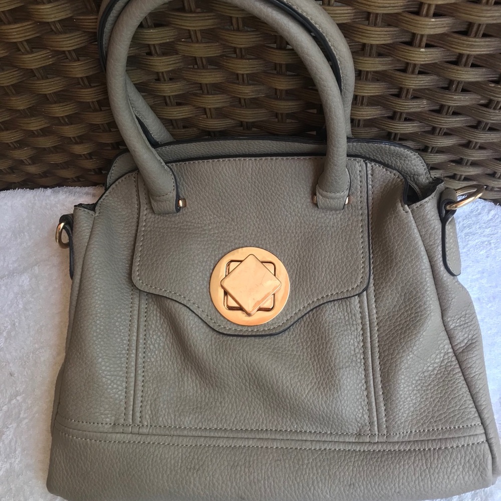 Melie Bianco tan purse